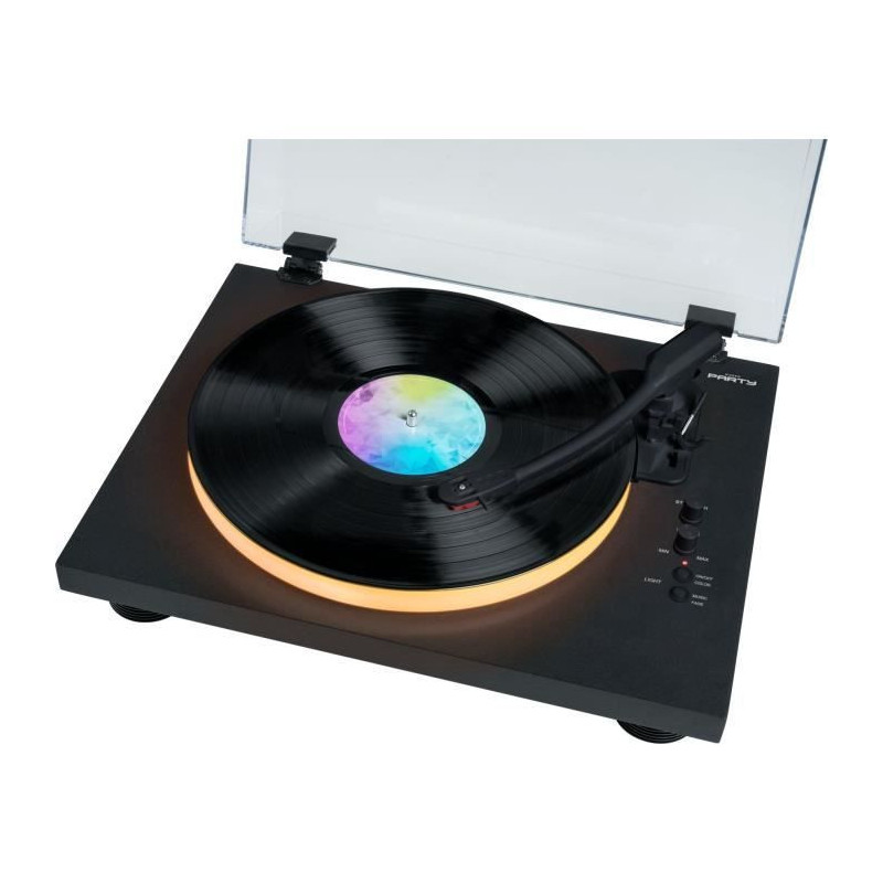 Record Player - BIGBEN INTERACTIVE - Light-up Platter - Belt Drive - B