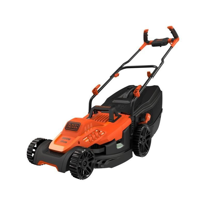 BLACK & DECKER Lawnmower 38cm 1600W - Handle Bike BEMW471BH