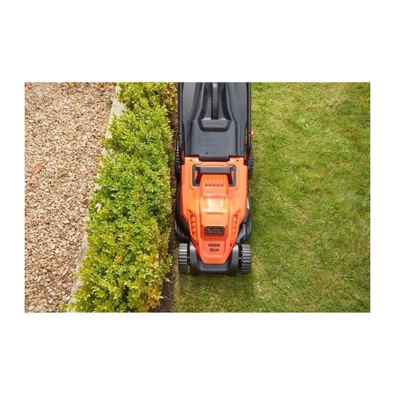 BLACK & DECKER Lawnmower 38cm 1600W - Handle Bike BEMW471BH