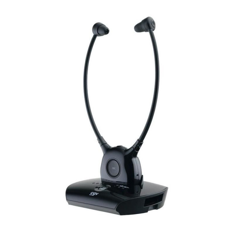 Wireless TV/HIFI headset - CGV - DOLFIN ONYX - Hearing aid - Integrate