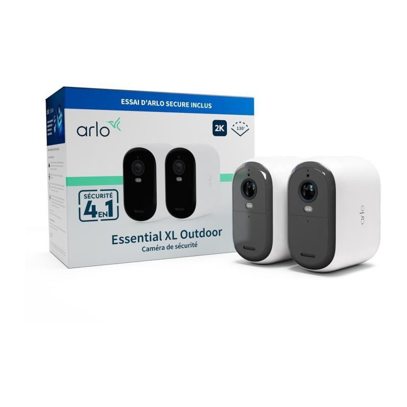 Surveillance Camera - ARLO - ESSENTIAL2 XL 2K - Infrared Night Vision