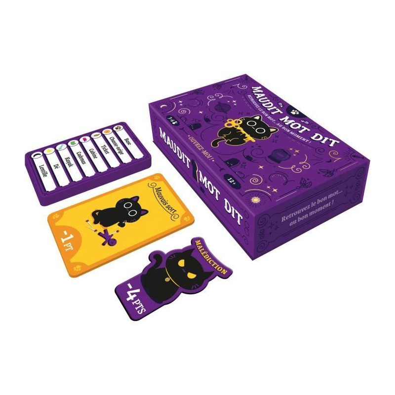 Cursed word says - asmodee - board game