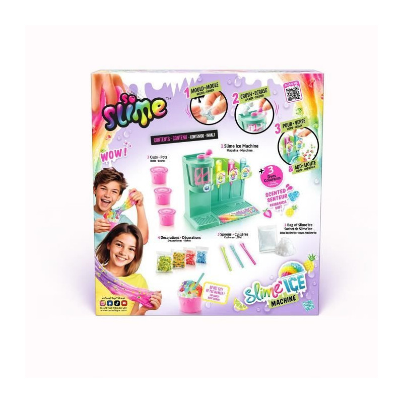 Canal Toys - SO SLIME DIY - Slime Ice Machine - With 1 machine, 3 scen