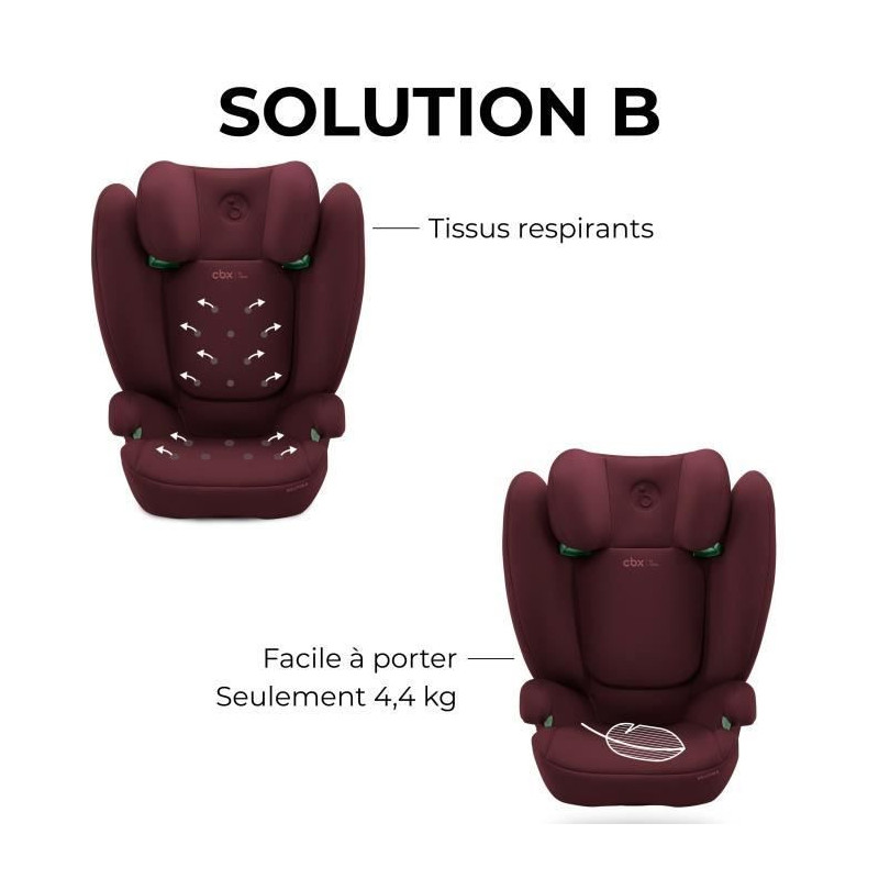 AUTO SEP SOLUTION B I -FIX DYNAMIC RED CYBEX - Group 2/3 - Red