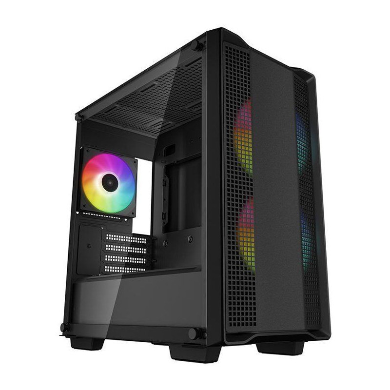 PC case - DEEPCOOL - CC360 A-RGB (Black) - Mini tower - Micro-ATX form