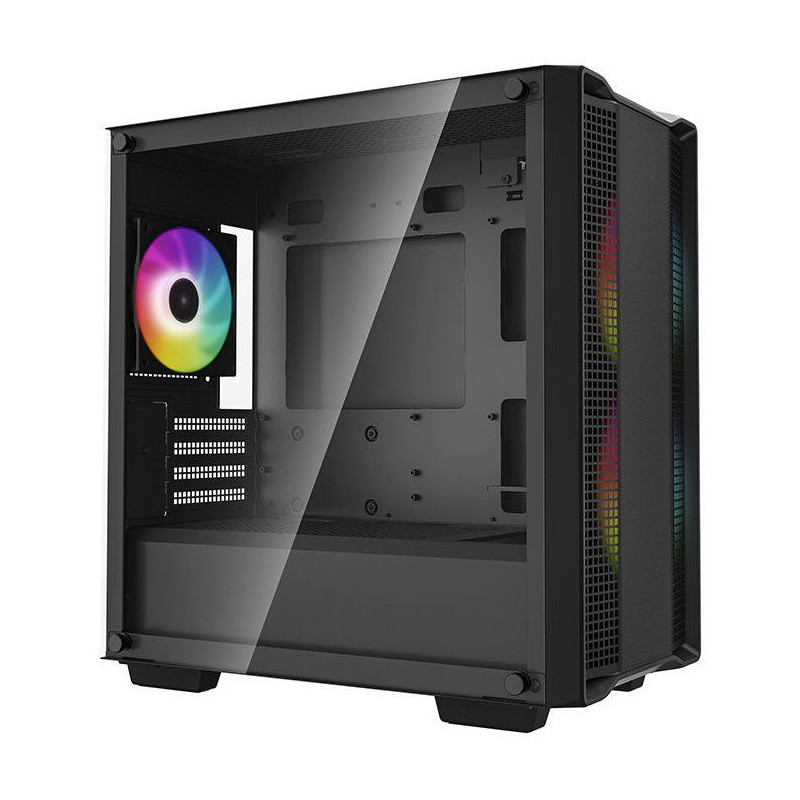 PC case - DEEPCOOL - CC360 A-RGB (Black) - Mini tower - Micro-ATX form