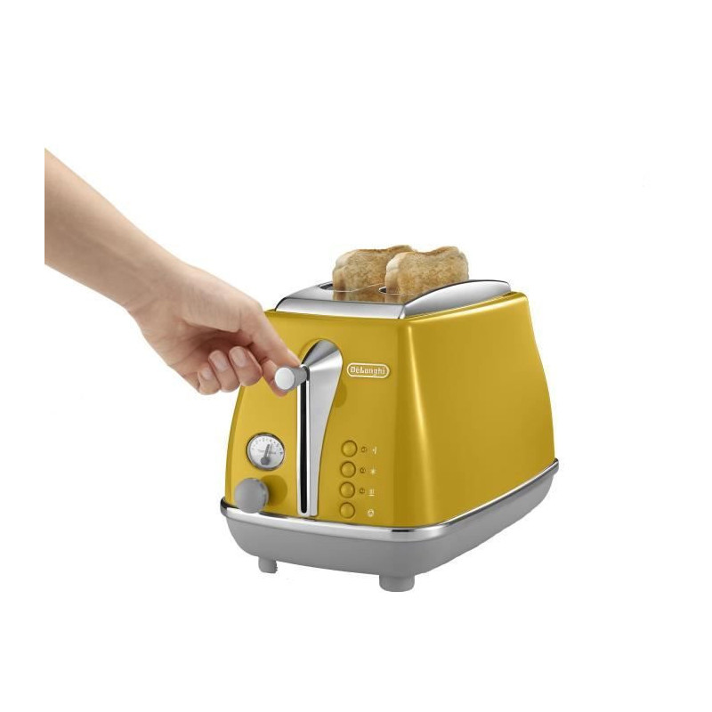 DELONGHI ICONA CAPITALS Toaster 2 slices - 900W - 3 function toaster -