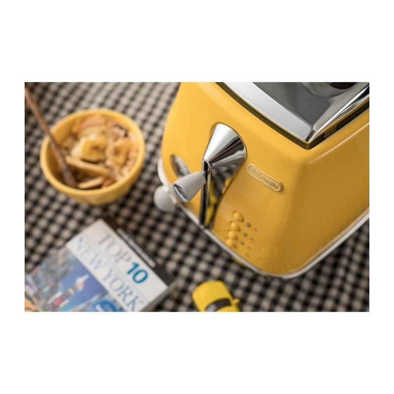 DELONGHI ICONA CAPITALS Toaster 2 slices - 900W - 3 function toaster -