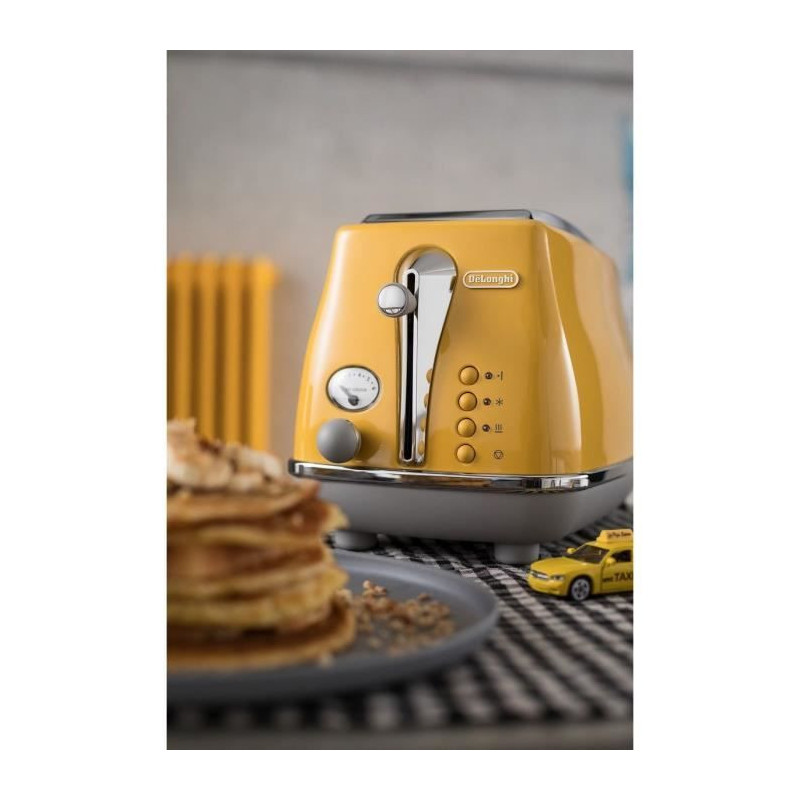 DELONGHI ICONA CAPITALS Toaster 2 slices - 900W - 3 function toaster -