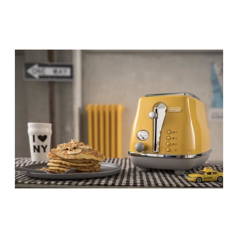 DELONGHI ICONA CAPITALS Toaster 2 slices - 900W - 3 function toaster -