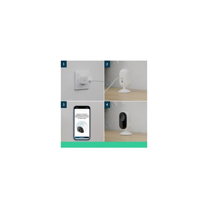 Surveillance camera - ARLO - VMC3260-100EUS - 2K resolution - Color ni