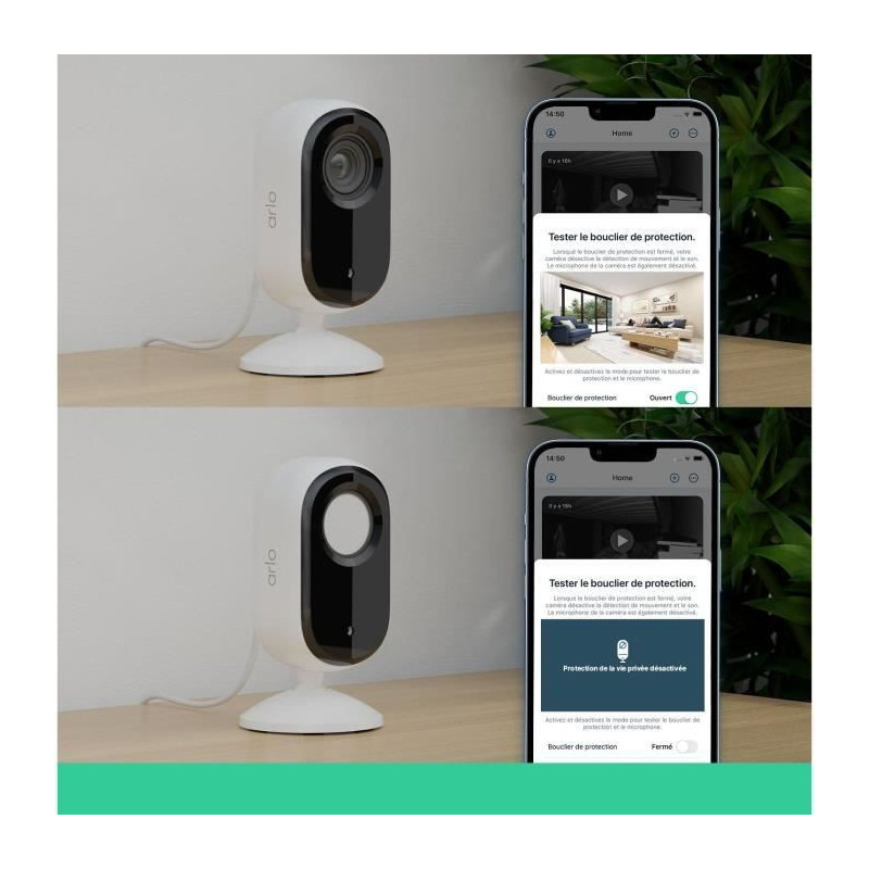 Surveillance camera - ARLO - VMC3260-100EUS - 2K resolution - Color ni