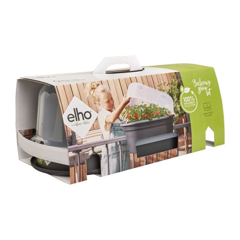 ELHO - Gb Balconiere Set De Cult 55 - Living Black - L 55 x B 28.5 x H