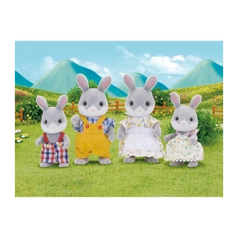 SYLVANIAN FAMILIES 3134 Family Gray Rabbit