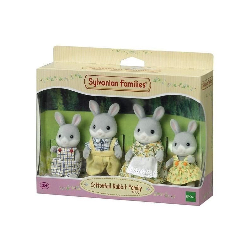 SYLVANIAN FAMILIES 3134 Family Gray Rabbit