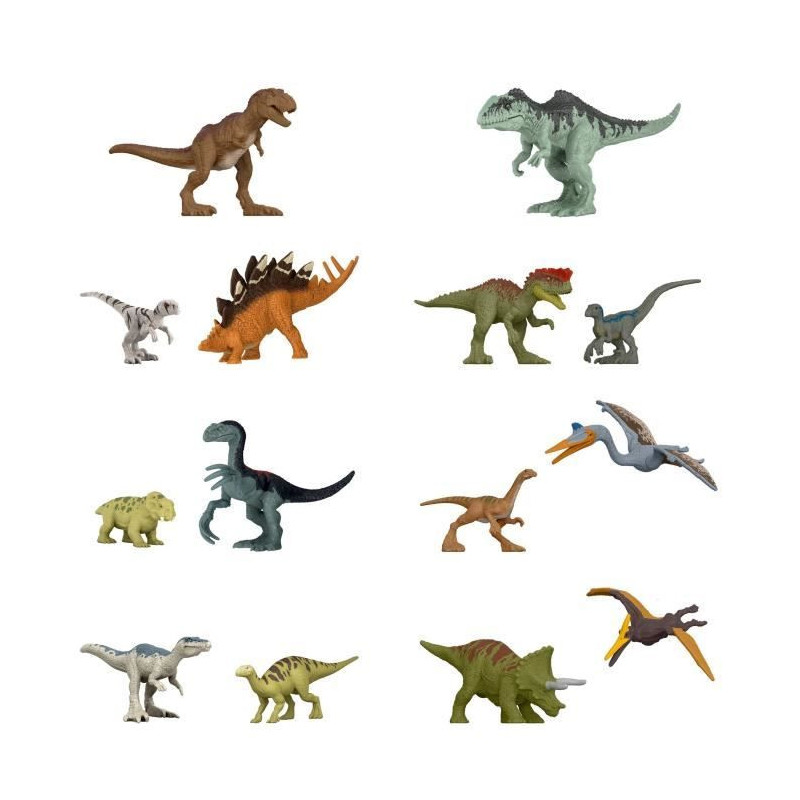 5-piece mini-figure set - JURASSIC WORLD - GWP38 - Dinosaurs and human