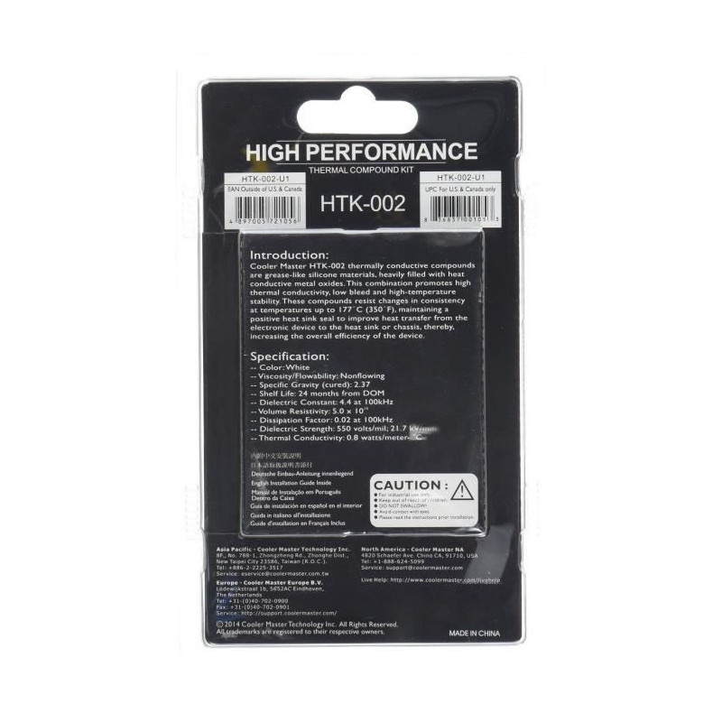 COOLER MASTER Thermal Paste HTK 002
