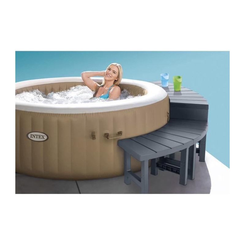 Intex - 28515 - 4 -piece 2 medium pack + 2 High Spa 4 Round Spa