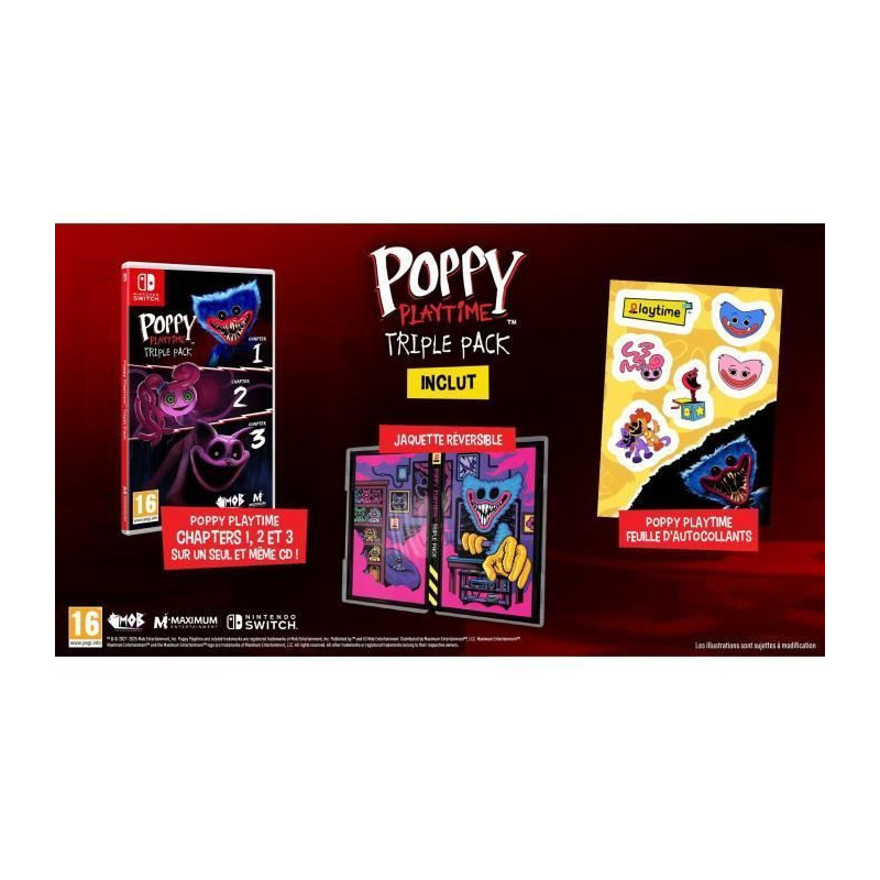 Poppy Playtime Triple - Nintendo Pack - Nintendo Switch game