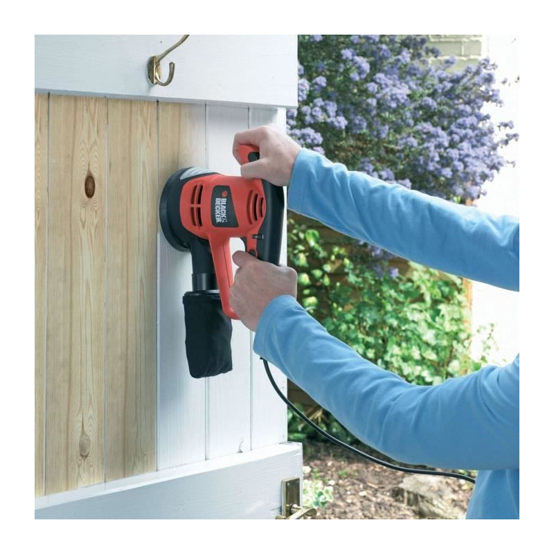 BLACK & DECKER Eccentric sander 125mm 480W