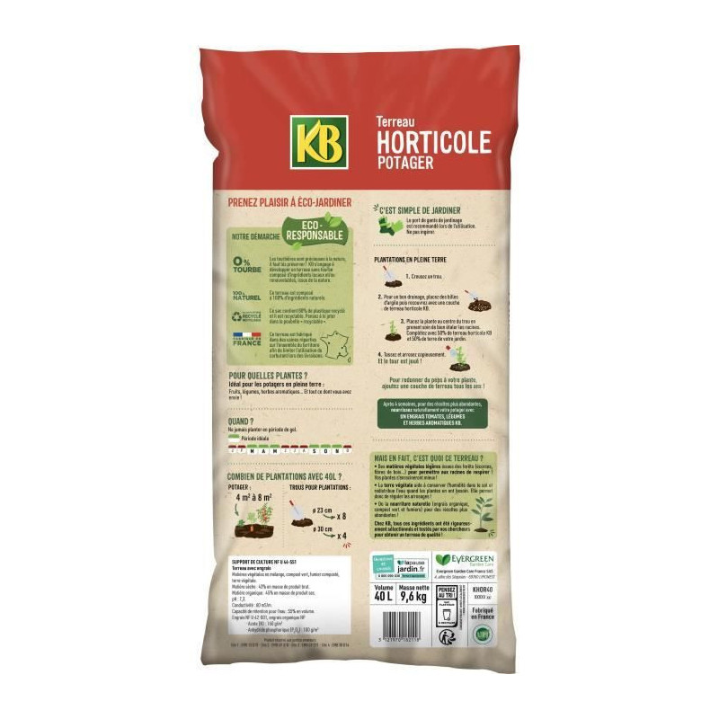 KB - Horticultural potting soil UAB 40L