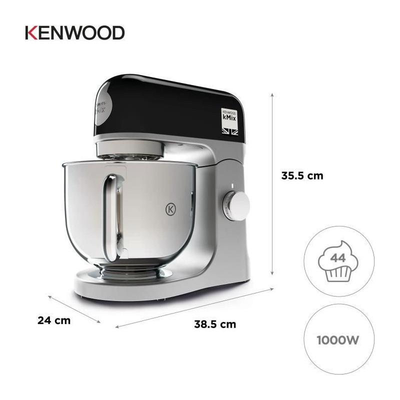 Kenwood kmx750bk - black - 1000 W - 5 L
