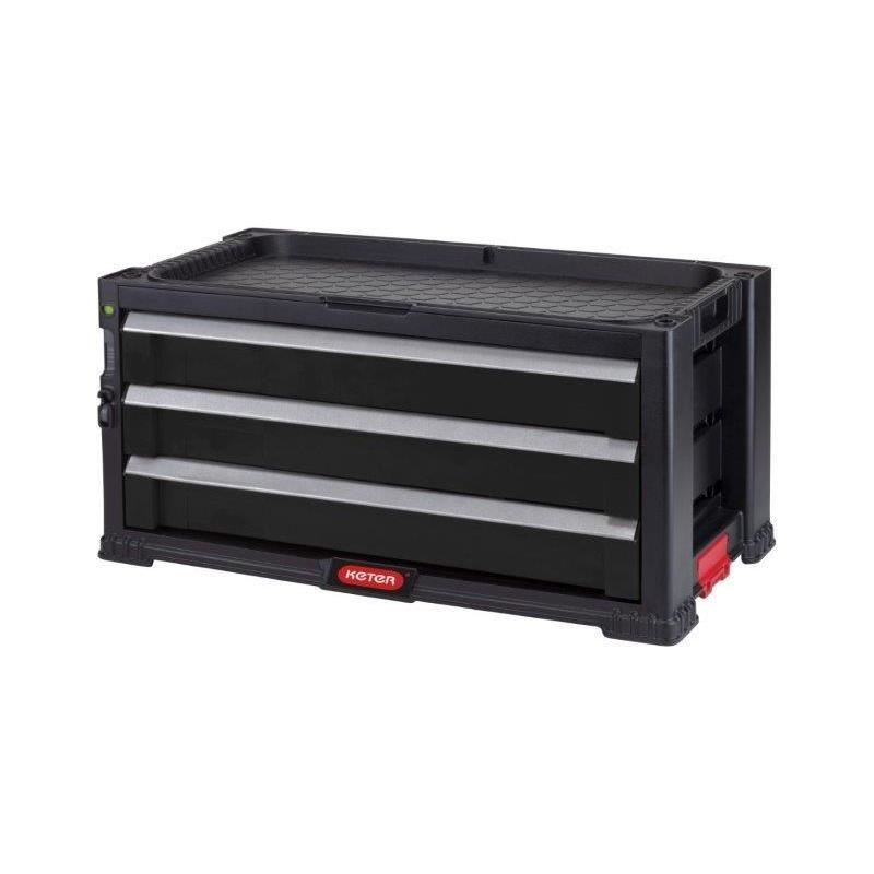 KETER 3 drawer tool set - 59 x 29 x 26 cm