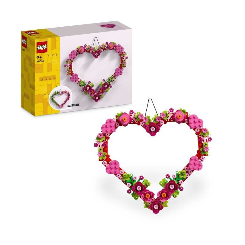 LEGO 40638 Heart Decoration - Toy for Kids Aged 9 and Up