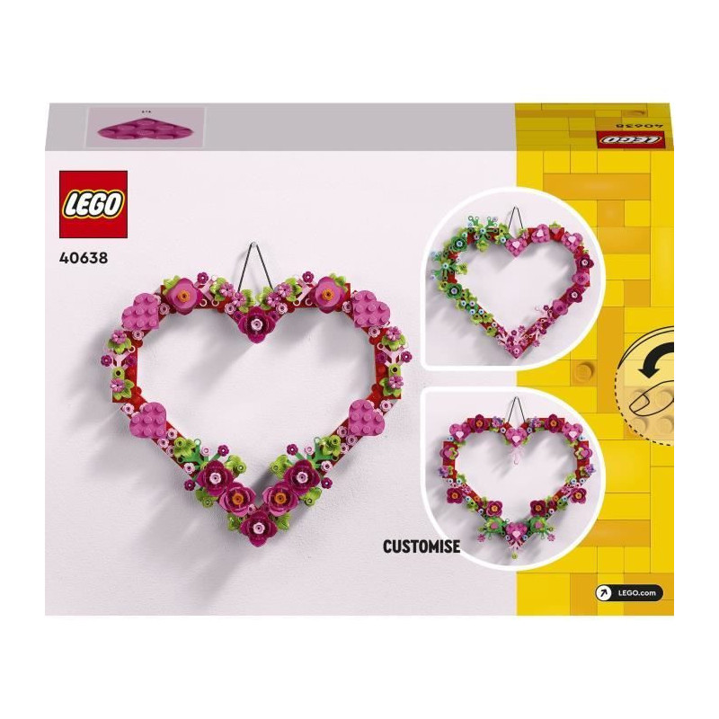 LEGO 40638 Heart Decoration - Toy for Kids Aged 9 and Up