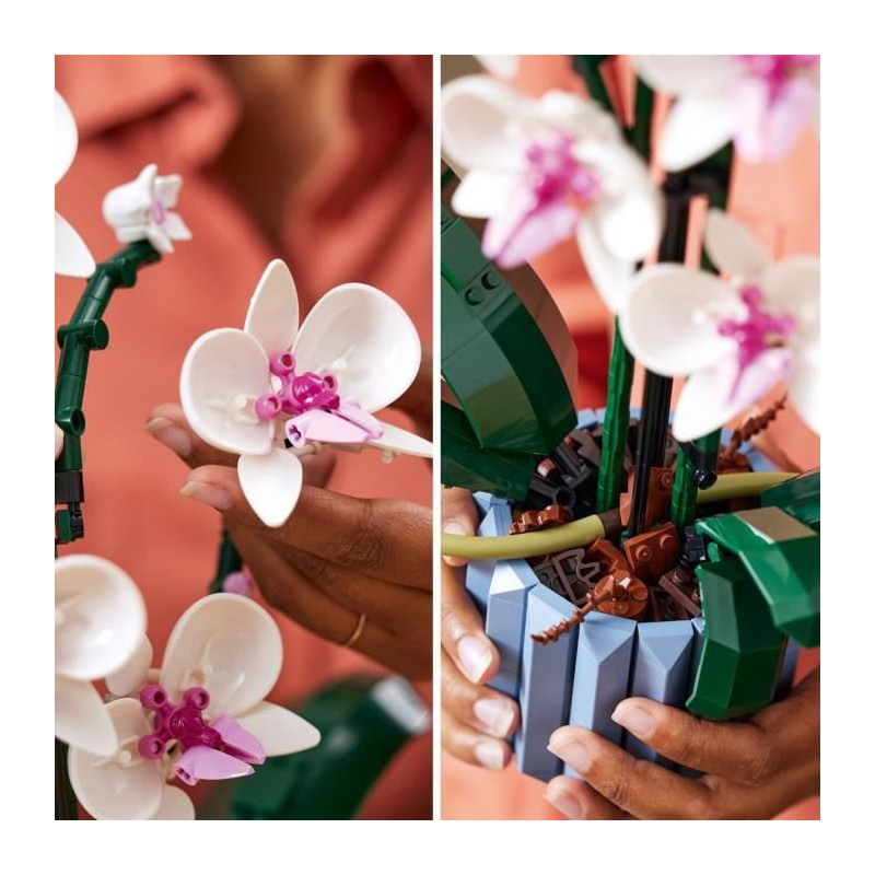 LEGO 10311 The Orchid Plants with Indoor Artificial Flowers for Home D