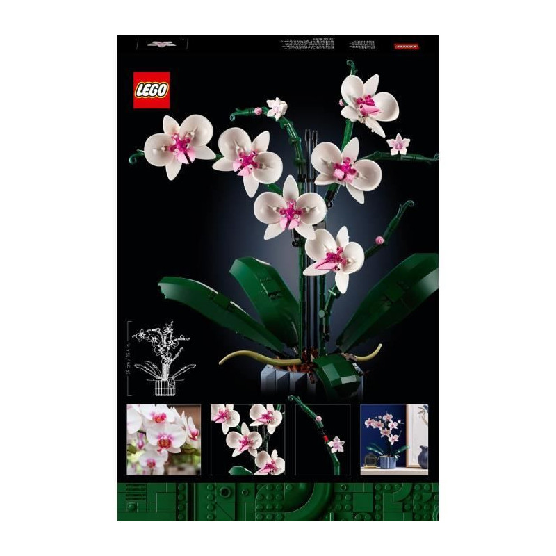 LEGO 10311 The Orchid Plants with Indoor Artificial Flowers for Home D