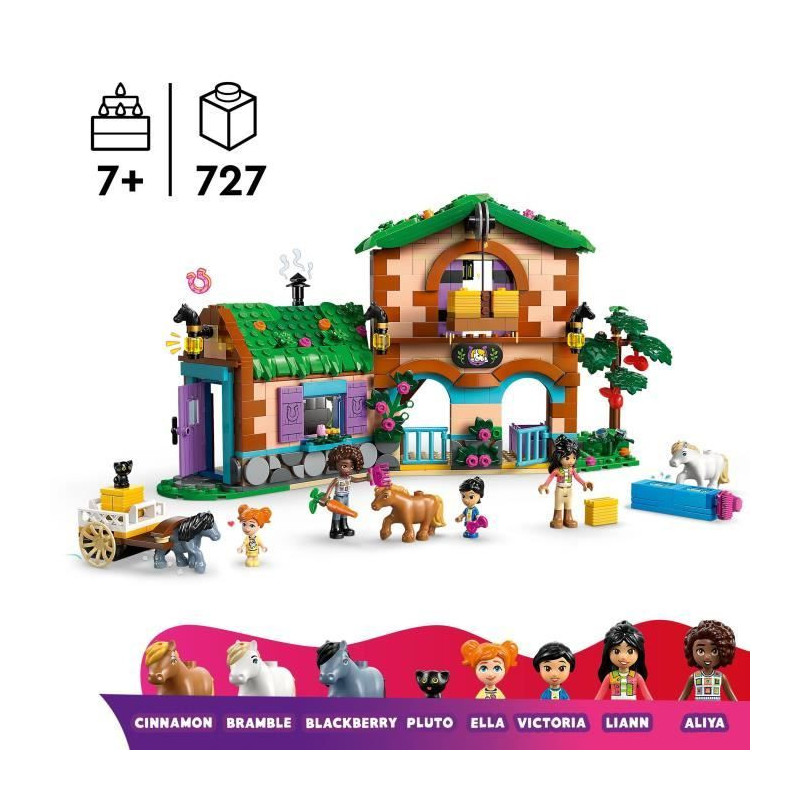 LEGO Friends 42654 Pony Ranch & Stables - Building Set for Girls Ages