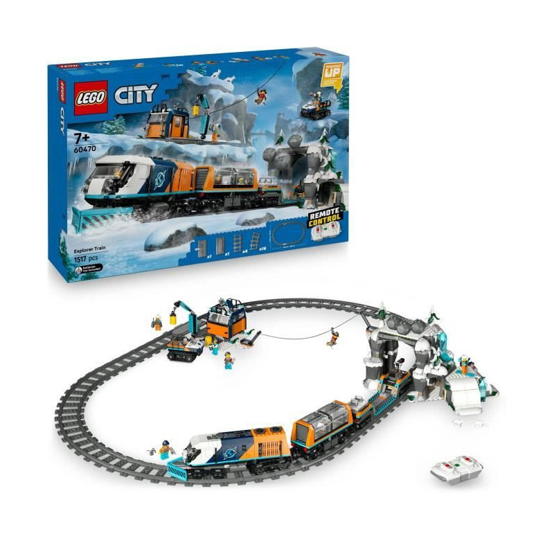LEGO City 60470 Arctic Explorers Express - Game for Boys Ages 7 and Up