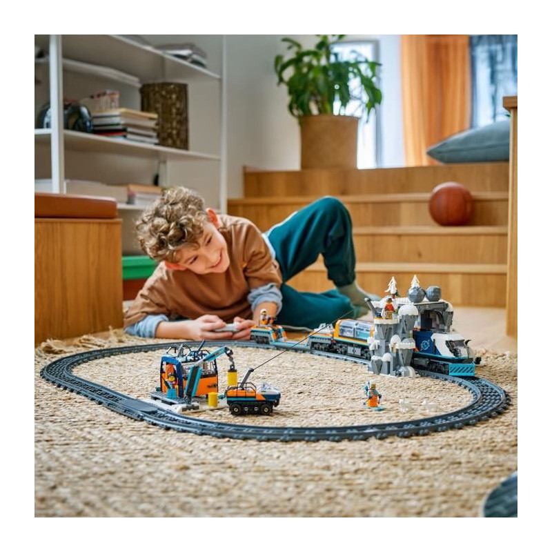 LEGO City 60470 Arctic Explorers Express - Game for Boys Ages 7 and Up