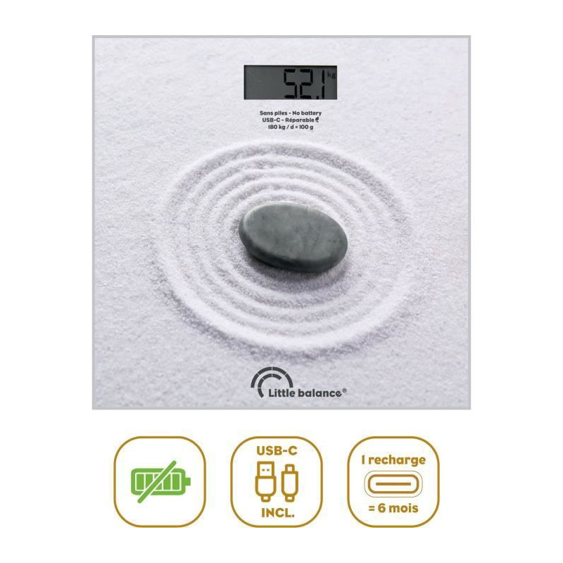 Personal scale - LITTLE BALANCE - USB-C - Zen
