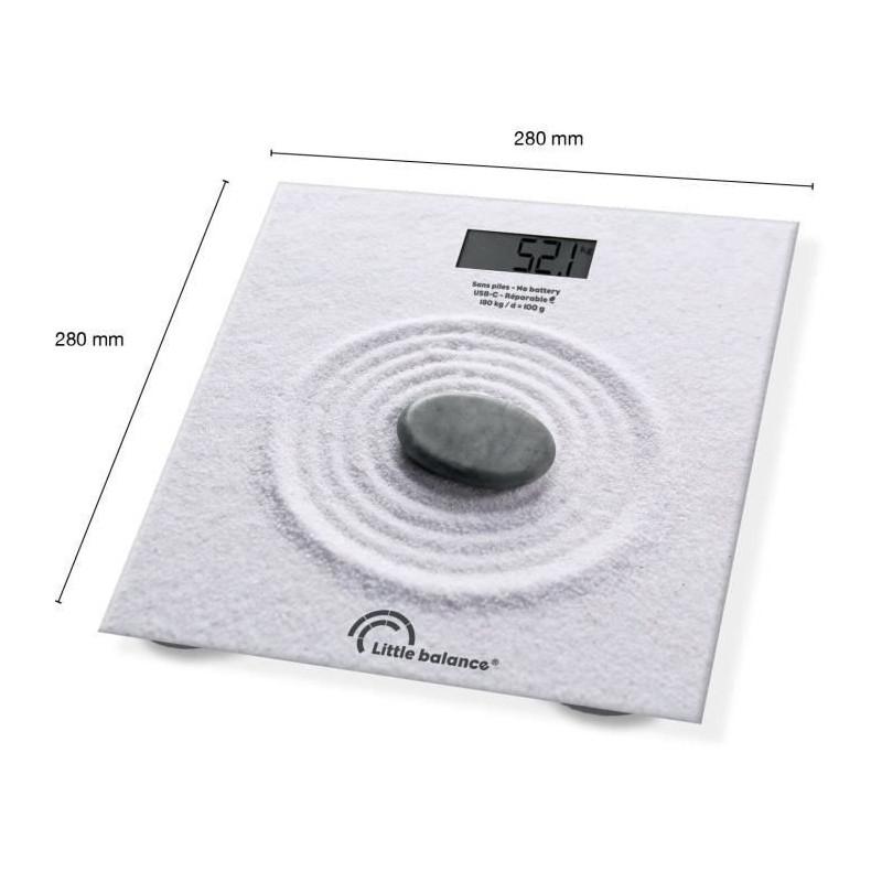 Personal scale - LITTLE BALANCE - USB-C - Zen
