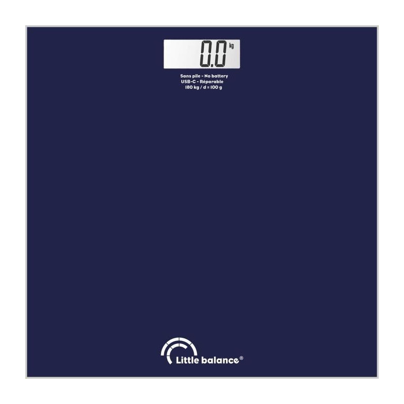 Bathroom scale - LITTLE BALANCE - SB3 - USB-C - Midnight blue