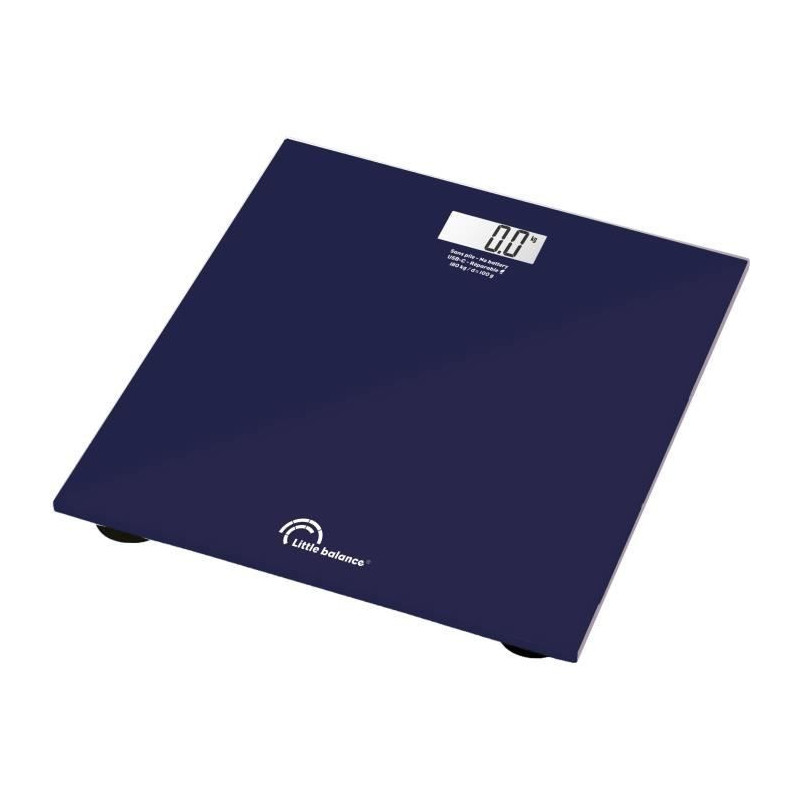 Bathroom scale - LITTLE BALANCE - SB3 - USB-C - Midnight blue