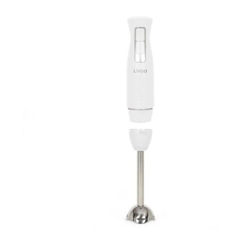 Hand blender with bowl - LIVOO - DOP245W - 400 W - 2 speeds - White