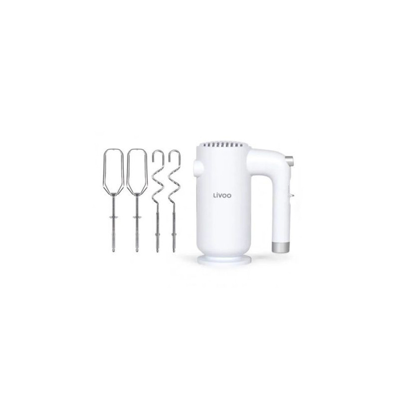 Electric mixer - LIVOO - 250 W - 5 speeds and turbo function - White
