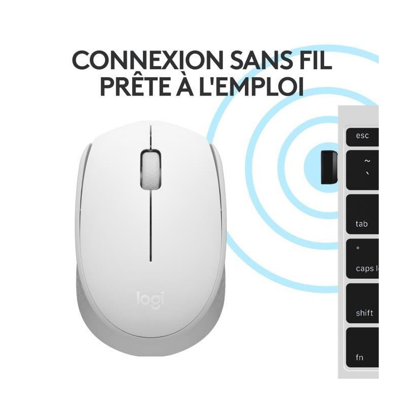 Logitech M171 2.4 GHz Wireless Mouse with USB Mini Receiver, Optical T