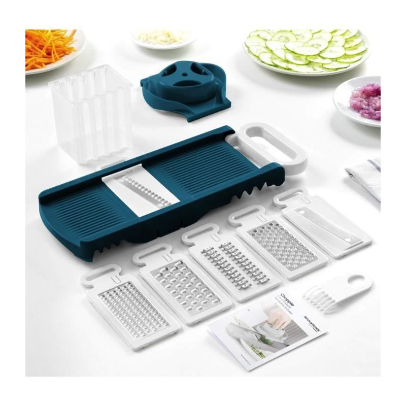 Foldable mandolin - ARTHUR MARTIN - AMM530 - 6 in 1 - 3 grater blades