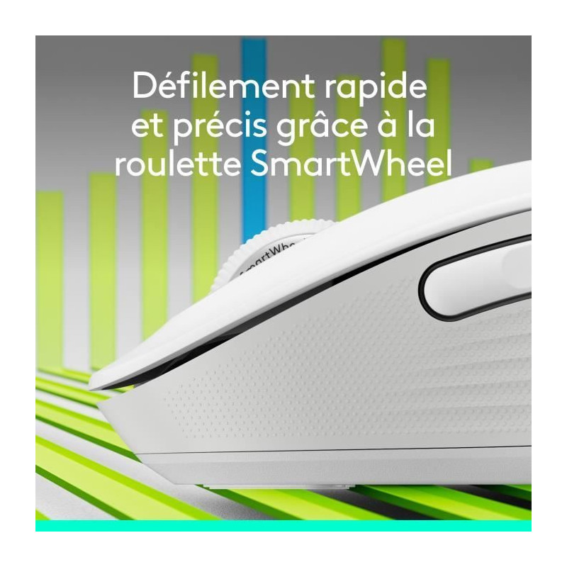 Logitech Signature M650 L Wireless Mouse - Silent Large Size, Bluetoot