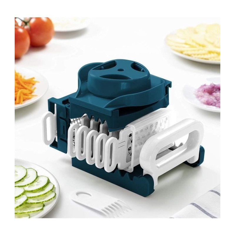 Foldable mandolin - ARTHUR MARTIN - AMM530 - 6 in 1 - 3 grater blades
