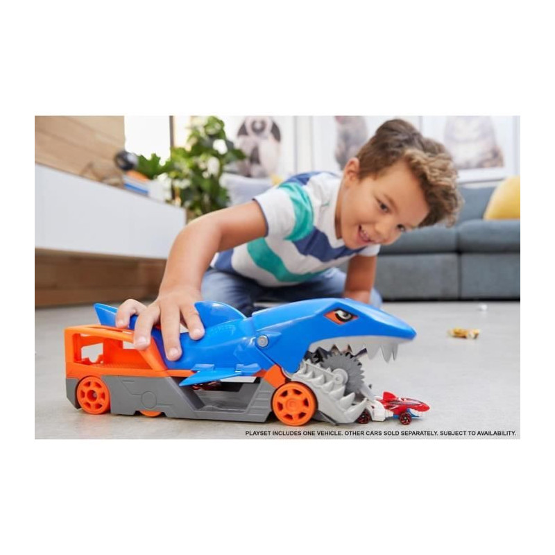 Hot Wheels - Shark Transporter - Circuit / Small car - From 4 years ol