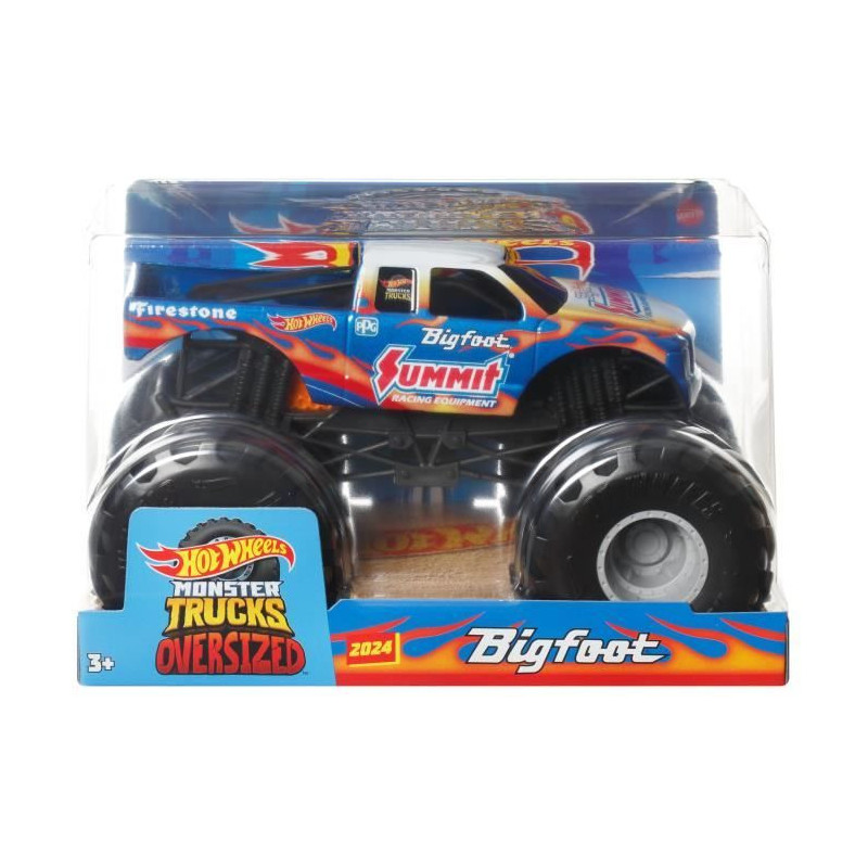 Hot Wheels - Monster Truck 1:24 (Random Model) - Small Car - 3 years a