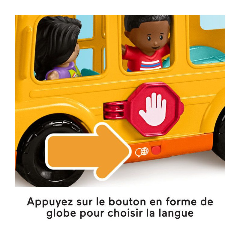 Fisher-Price Little People-The School Bus-Musical Push-Along Vehicle H