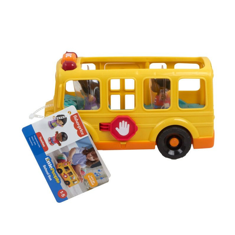 Fisher-Price Little People-The School Bus-Musical Push-Along Vehicle H