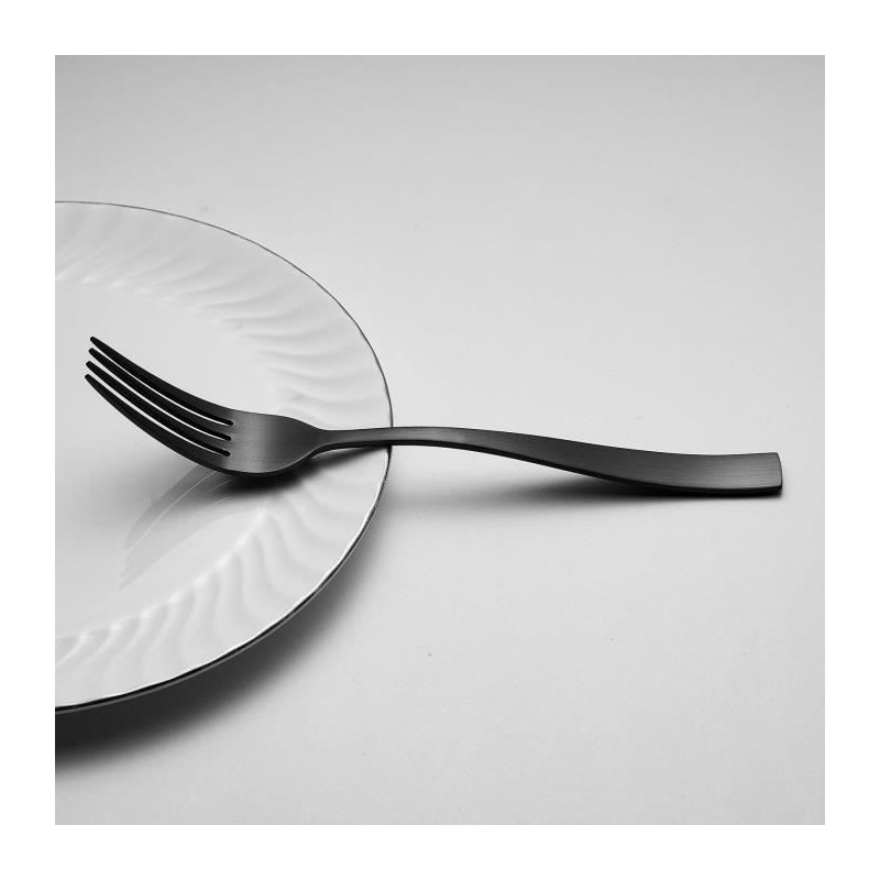 Cutlery set - ARTHUR MARTIN - AM5136 - 24 pieces - Stainless steel - B