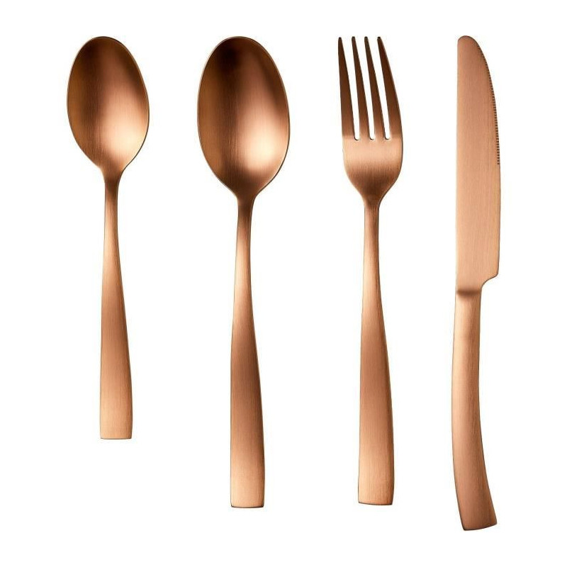 Cutlery set - ARTHUR MARTIN - AM0056 - 24 pieces - Stainless steel - C